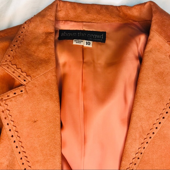 Vintage Above the Crowd Suede Skirt Suit - Picture 5 of 5